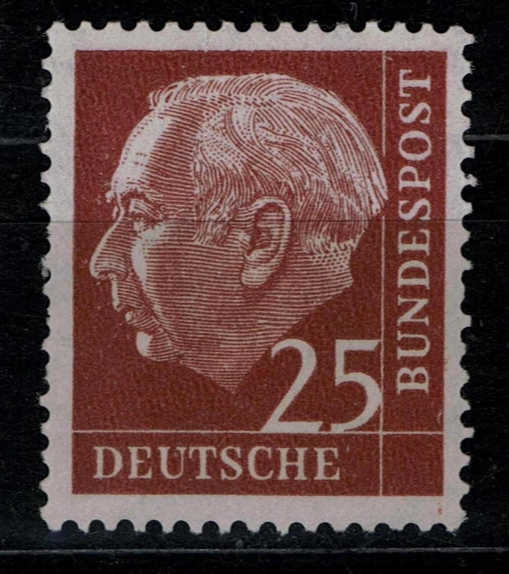 BRD Heuss I Rollenmarke Mi. - Nr. 186 y R postfrisch mit rückseitiger Nummer