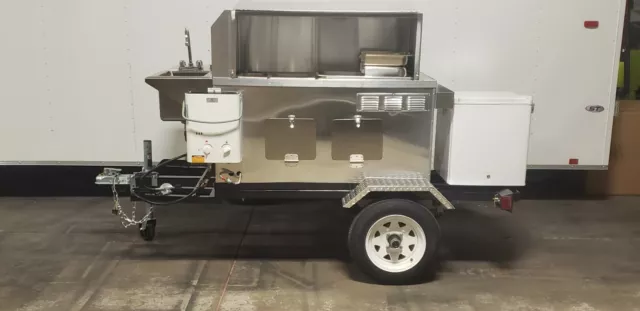 Nsf Hot Dog California Mobile Food Cart Catering Trailer Kiosk Stand