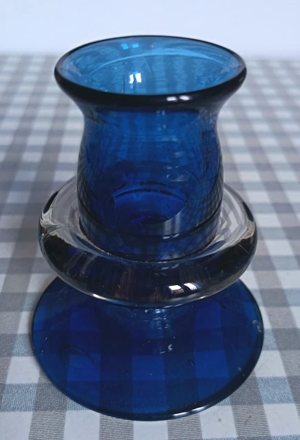 Bougeoir / Photophore En Pâte De Verre – Vintage – 2 Disponibles – C80