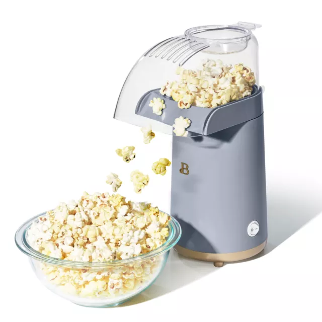 Beautiful 16 Cup Hot Air Electric Popcorn Maker, Cornflower Blue by Drew Barrymo