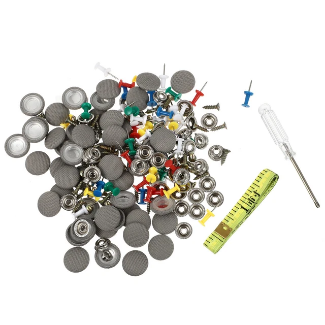 50 Sets Car Headliner Repair Pin Carport Buckle Upholstery Buttons The Roof