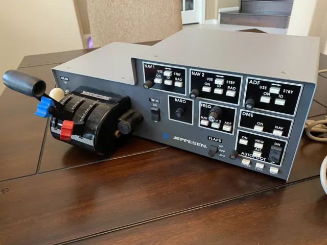 Jeppesen Precision Advanced Flight Simulator Controls FS-200 *RARE*