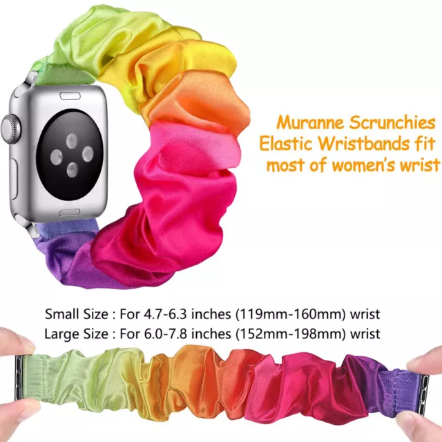 Girl Fashion Scrunchie Loop Band Strap For Apple Watch Series Ultra 8 7 6 SE 2