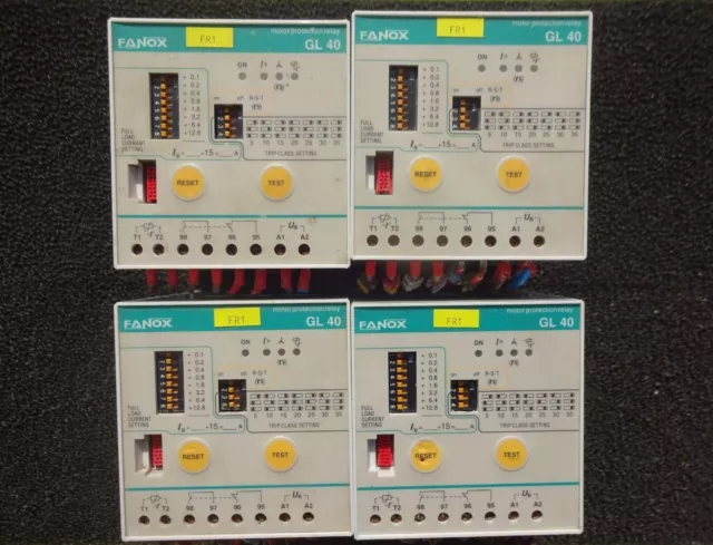 Fanox GL 40 Motor Protection Relays (4pcs)