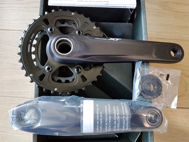 Pédalier Shimano Deore 175 Mm 36/26 Dents (double Plateau) - Occasion Bon état