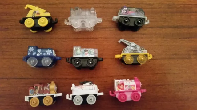 Lot 3 Thomas & Friends Mini Trains, assorted, 9 Pieces, in good condition