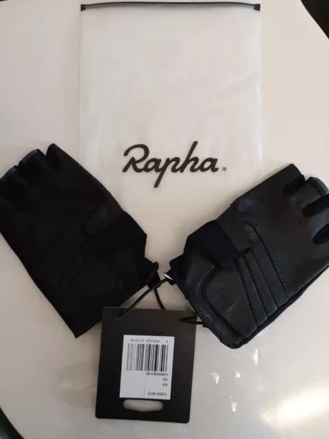 Rapha Brevet Classic Mitts Gloves Black/Leather BLK, Size LARGE, BNWT Latest