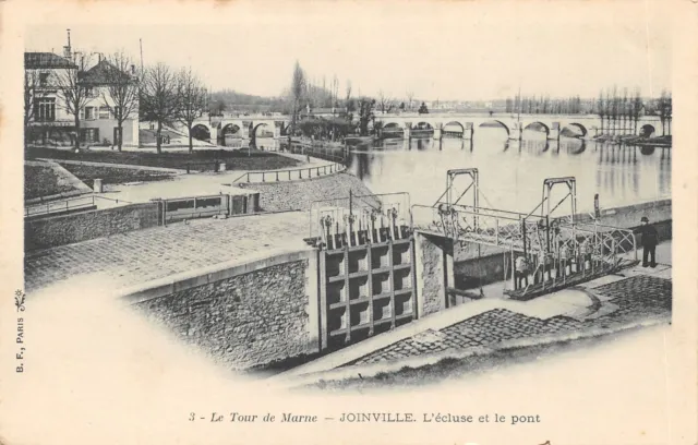 94-Joinville Le Pont-L Ecluse Et Le Pont-N�6026-A/0189