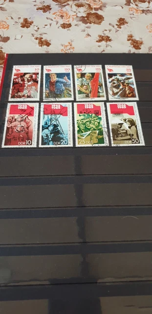 2 Sätze DDR Briefmarken Gestempelt Konvolut