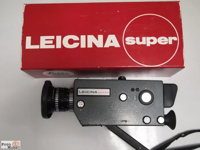 Leitz Leica Super-8 Filmkamera Leicina Super Objektiv Vario 1,9/8-64 S8-Kamera