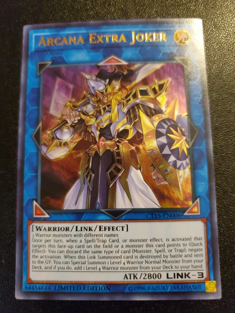 Yugioh! 1-Arcana Extra Joker-Ultra Rare-Limited Edition-Ct15-En006