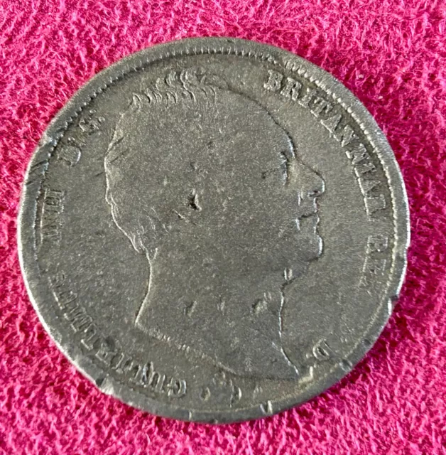 William IV silver coin, half crown? 1836