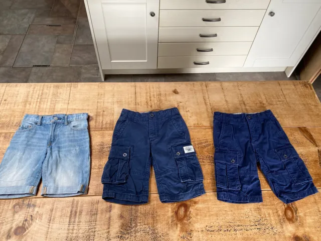 Boys Denim & Cargo Shorts Bundle X 3 By Gap Age 6