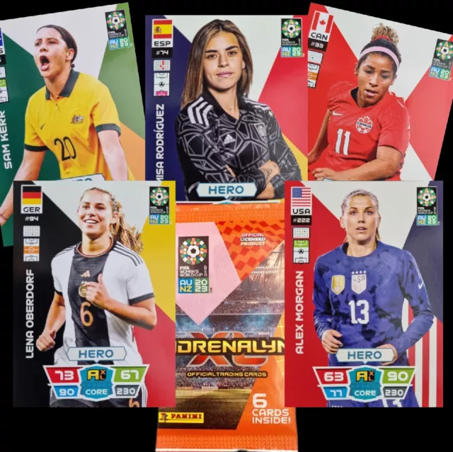 PANINI FIFA WOMEN'S World Cup AU/NZ 2023. Adrenalyn XL Frauen WM 23