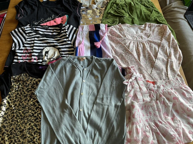 Girls Spring Summer Clothes ￼bundle vertbaudet, M&S, Zara, Em & Lu Age 8-10 year