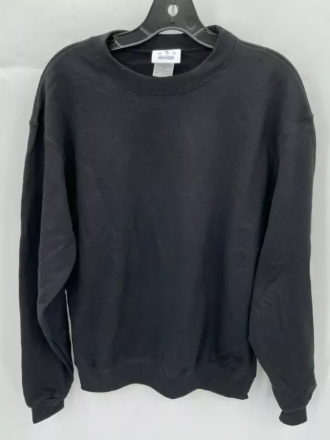 Champion Sweater Adult Medium Black Signature Logo Sweatshirt Pullover Mens