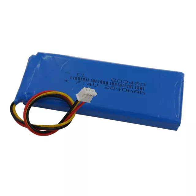 7.4 V 2840 mAh Rechargeable Polymer Li Battery LiPo 803480 For GPS DVD Tablet PC