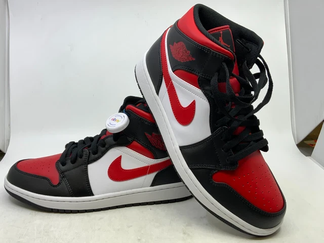 Air Jordan 1 Mid Shoes 554724-079 New in Box Never Worn Size 10.5