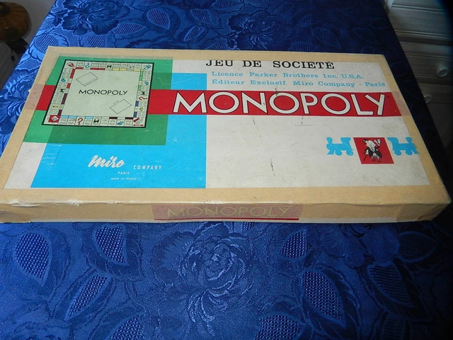 Jeu De MONOPOLY MIRO Paris Galeries Lafayette 1961 - Édition Vintage - Complet