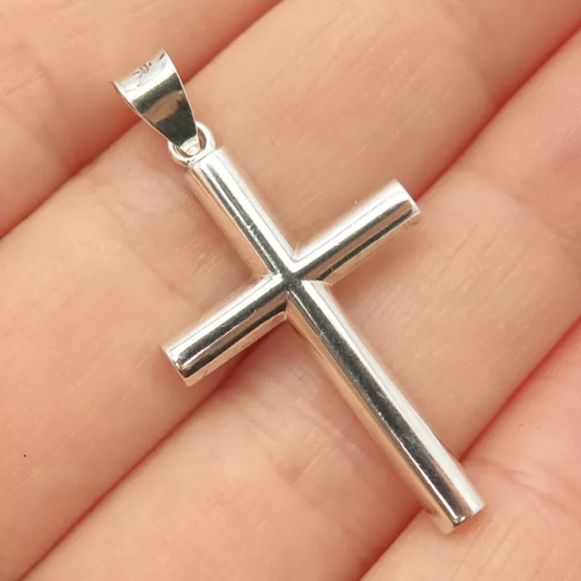 925 Sterling Silver Religious Cross Pendant