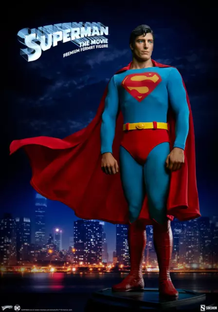 SIDESHOW DC Superman Movie Premium Format Figure Statue Christopher Reeve NEW