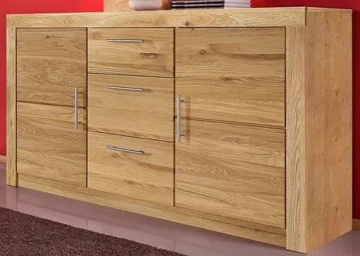 Sideboard Türenkommode Kommode Anrichte Wildeiche - (4044)