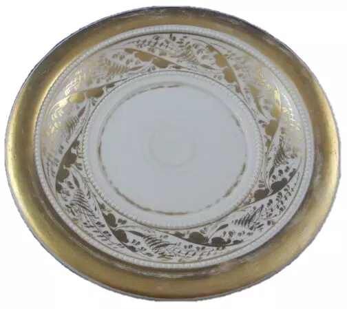 Antico 19thC KPM Berlino Porcellana Oro Motivo Ciotola Porzellan Untertasse Antico 19thC KPM Berlino Porcellana Oro Motivo Ciotola Porzellan Untertasse