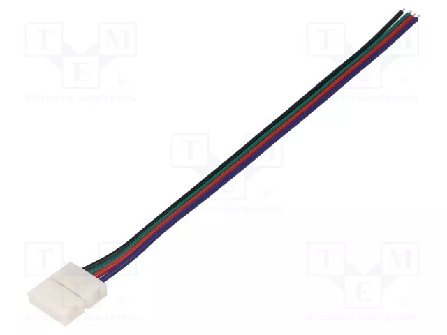 Klemme PIN: 4 Steckverbinder: für LED-Bänder  Einrastklemme 10MMXB-4 Steckverbi