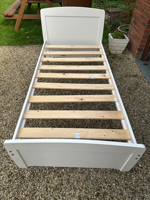 SINGLE BED FRAME Wooden plus under bed storage - used £49.99 - PicClick UK