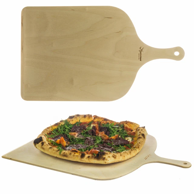 Pizzaschaufel Birkenholz Pizzawender Pizzaheber Pizzaschieber Pizzabrett Italy