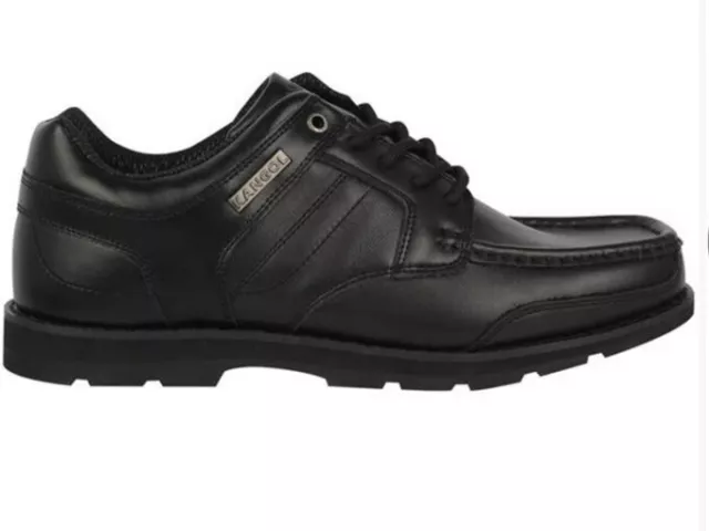 KANGOL HARROW LEATHER Shoes Mens Black Size UK 14 REF3 21.99 PicClick UK
