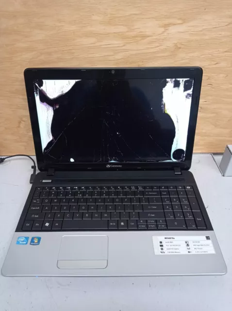 Gateway NE46R10u Intel Celeron B820 1.7 GHz 4 GB RAM NO HDD 15.6" *Parts