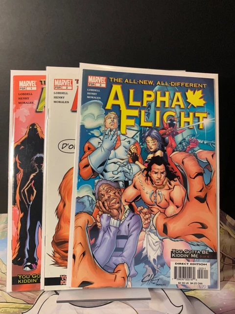 Marvel Comics Alpha Flight : All-New, All-Different #1-3 2004