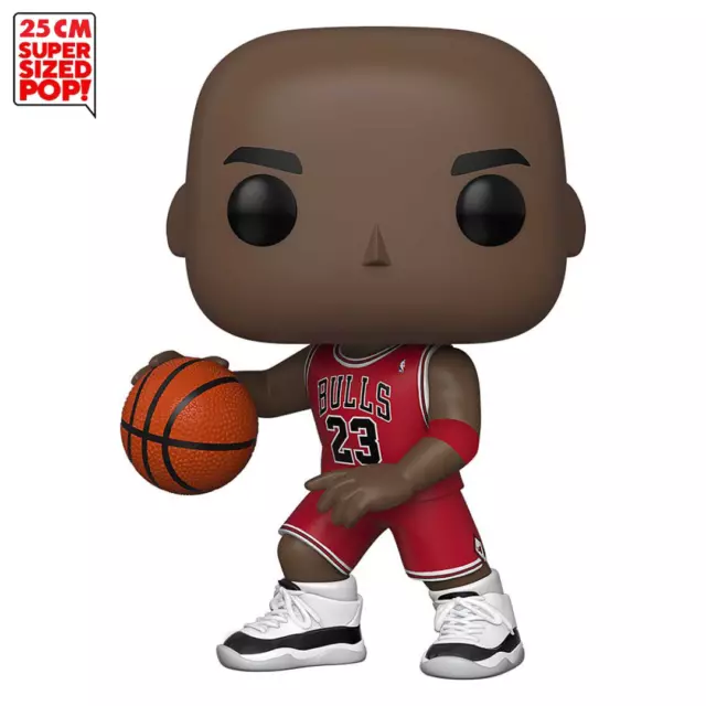 Funko Pop Michael Jordan Jumbo (25cm) #75 - NBA Chicago Bulls - Figurine Vinyle 2