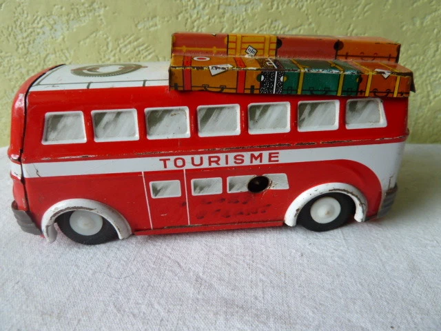 Ancien jouet camion JOUSTRA / Made in France / Jouet en tôle / Jouet
