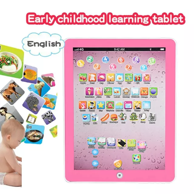 Kid Boys Educational Tablet Learning Toys Pad Gift for Girls Baby Children