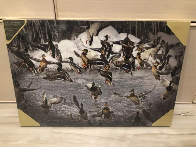 Big Sky Carvers Denver Bryan Ducks Mallard 🦆 2014-21 Wall Art 16”x24” Brand New