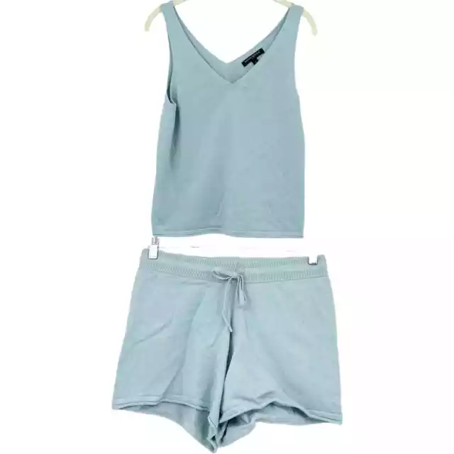 NEW SKIMS COZY Knit Tank & Short Set - Smoke (Grey) - Small/Medium