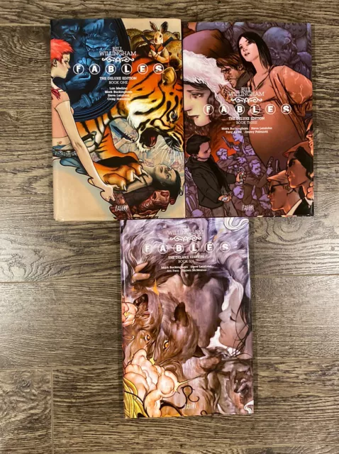 Fables Deluxe Edition HC Books One, Three, Six (1, 3, 6) Vertigo DC Black Label
