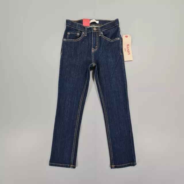 Levis 510 Kids Boys Jeans Blue 6 Years Skinny Fit Stretch Denim