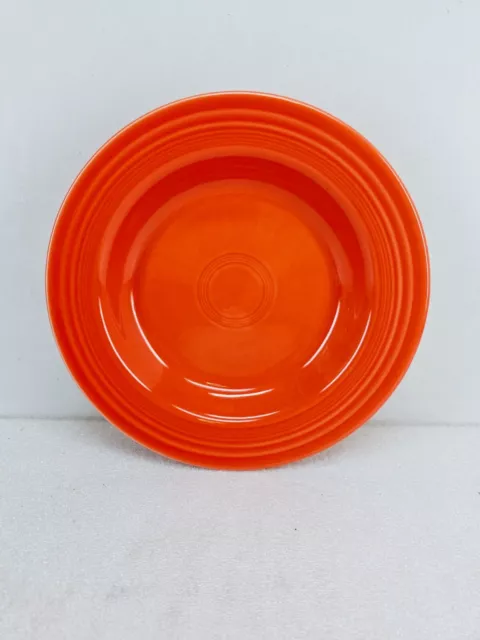 RIM SOUP/ SMALL PASTA BOWL poppy orange FIESTA 9" NEW