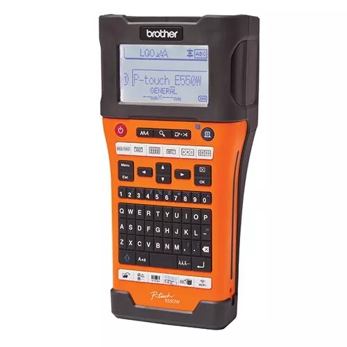 Brother PT-E550WVP P-Touch Labeller - For Electrical, Data-telecom and Tradesmen