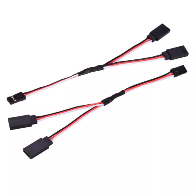 2PCS 15cm 150mm RC Servo Extension Y Wire Cable para JR Futaba RC Car Helicopter 2