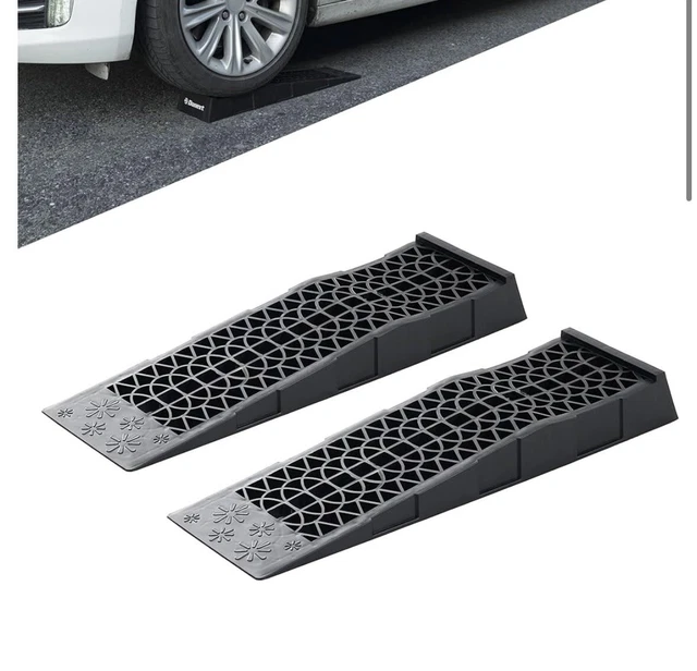 Lot De 2 Rampes D'accès En Plastique Pour Voiture - 3 Tonnes - 3000 Kg