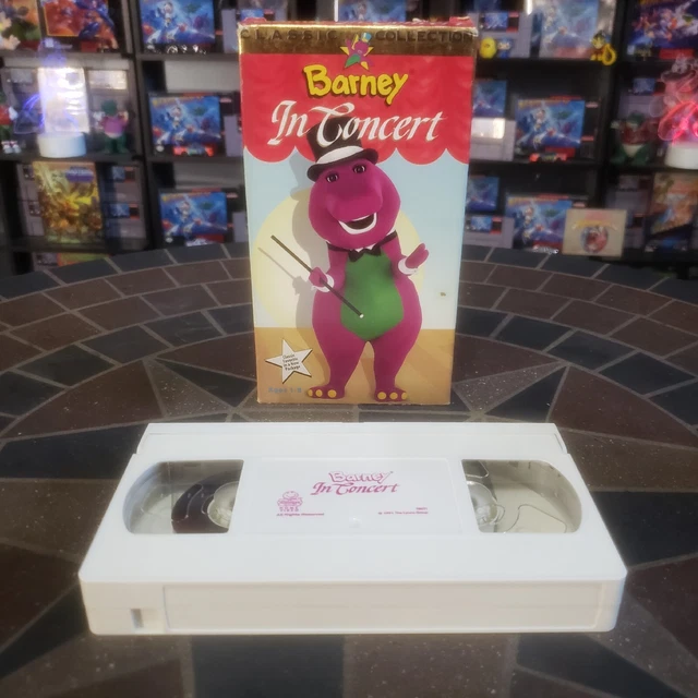 Barney Barney In Concert Vhs 2000 Classic Collection Tested Barney Barney In Concert Vhs 2000 Classic Collection Tested