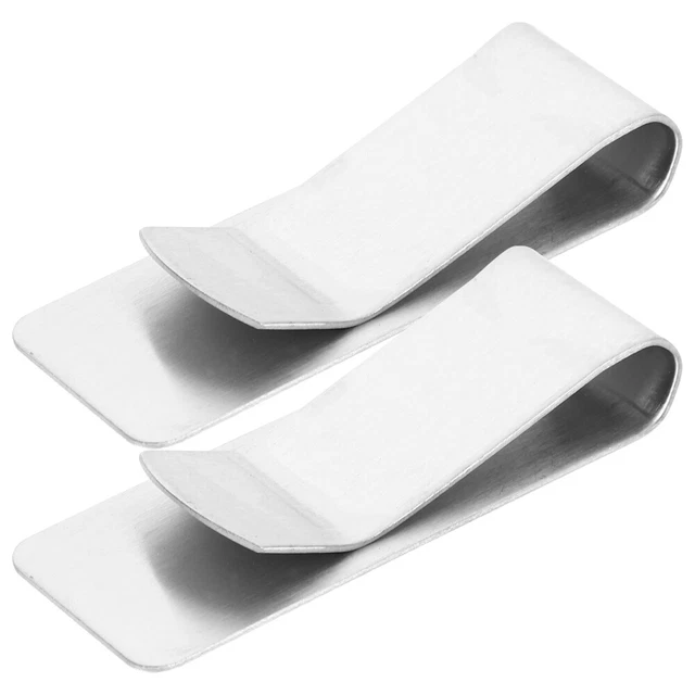 SET OF 4 Practical Money Fixing Clamp Coin Clip Organizing Wallet Tool ...