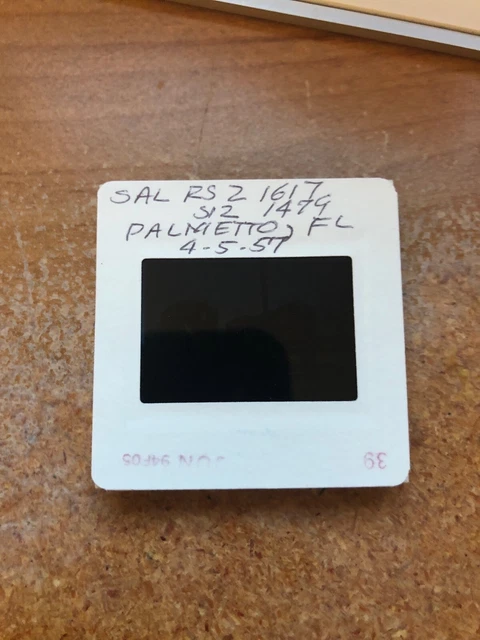 Duplicate Slide SAL 1617 AL RS2/1481 BLW RS12 Seaboard Air Line Palmetto FL 1957 2