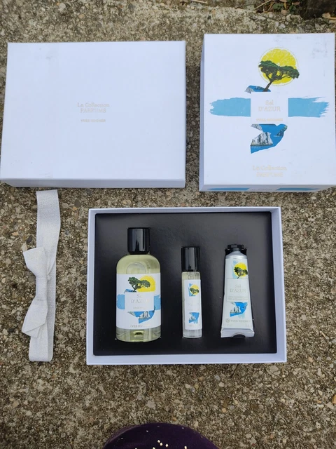 COFFRET PARFUM SEL d'Azur Yves Rocher Spray 100 Ml + Vapo Sac 15 Ml ...