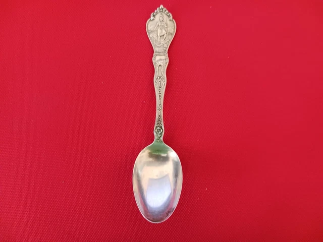 State Of Virginia  Sterling Silver Souvenir Spoon, By Manchester Silver Co.
