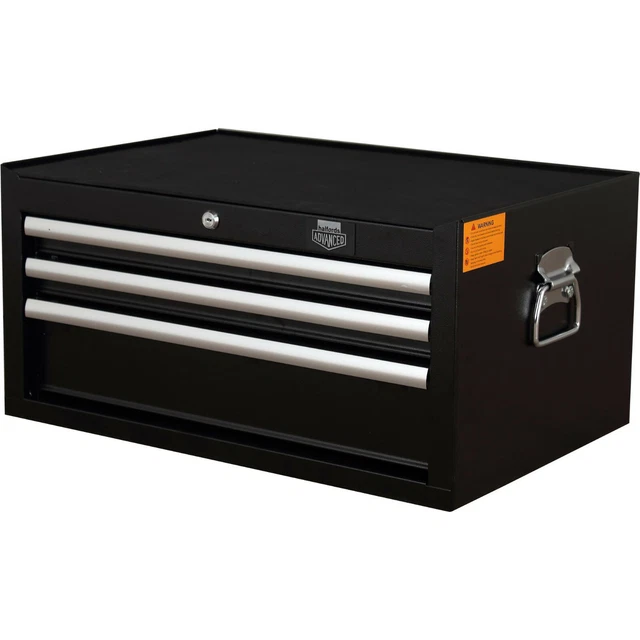 Halfords Advanced Cassettiera per attrezzi resistente a 3 cassetti | serratura | chiusura morbida | fodere |